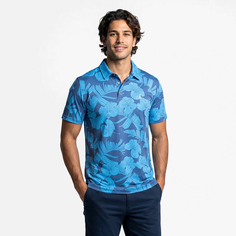 Chubbies Men's The Calm Current Range Polo Shirt