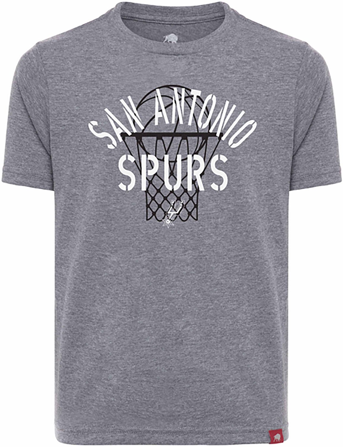 Sportiqe Kids' San Antonio Spurs Barrett Lil Comfy Short Sleeve T-shirt