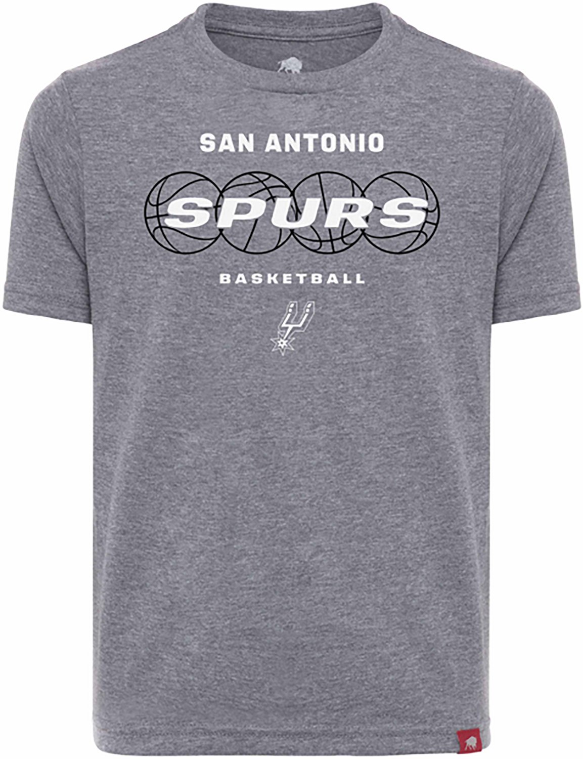 Sportiqe Kids' San Antonio Spurs Christo Lil Comfy Short Sleeve T-shirt