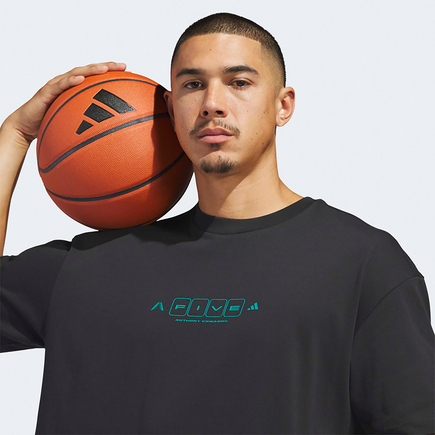 adidas Men's Anthony Edwards World Of 5 Short Sleeve T-shirt - view number 3