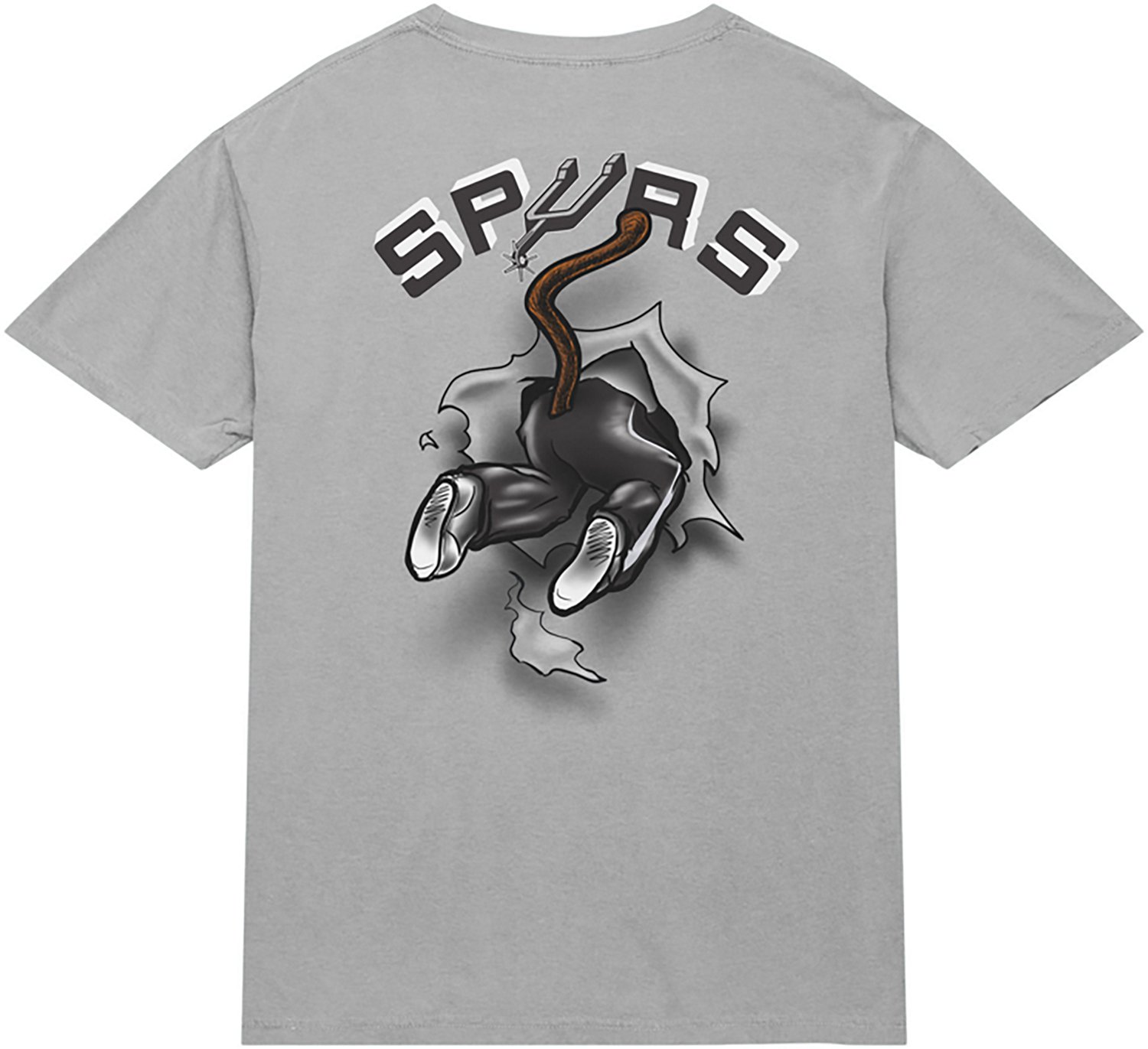 Mitchell & Ness Men’s San Antonio Spurs Breakthrough T-shirt - view number 2