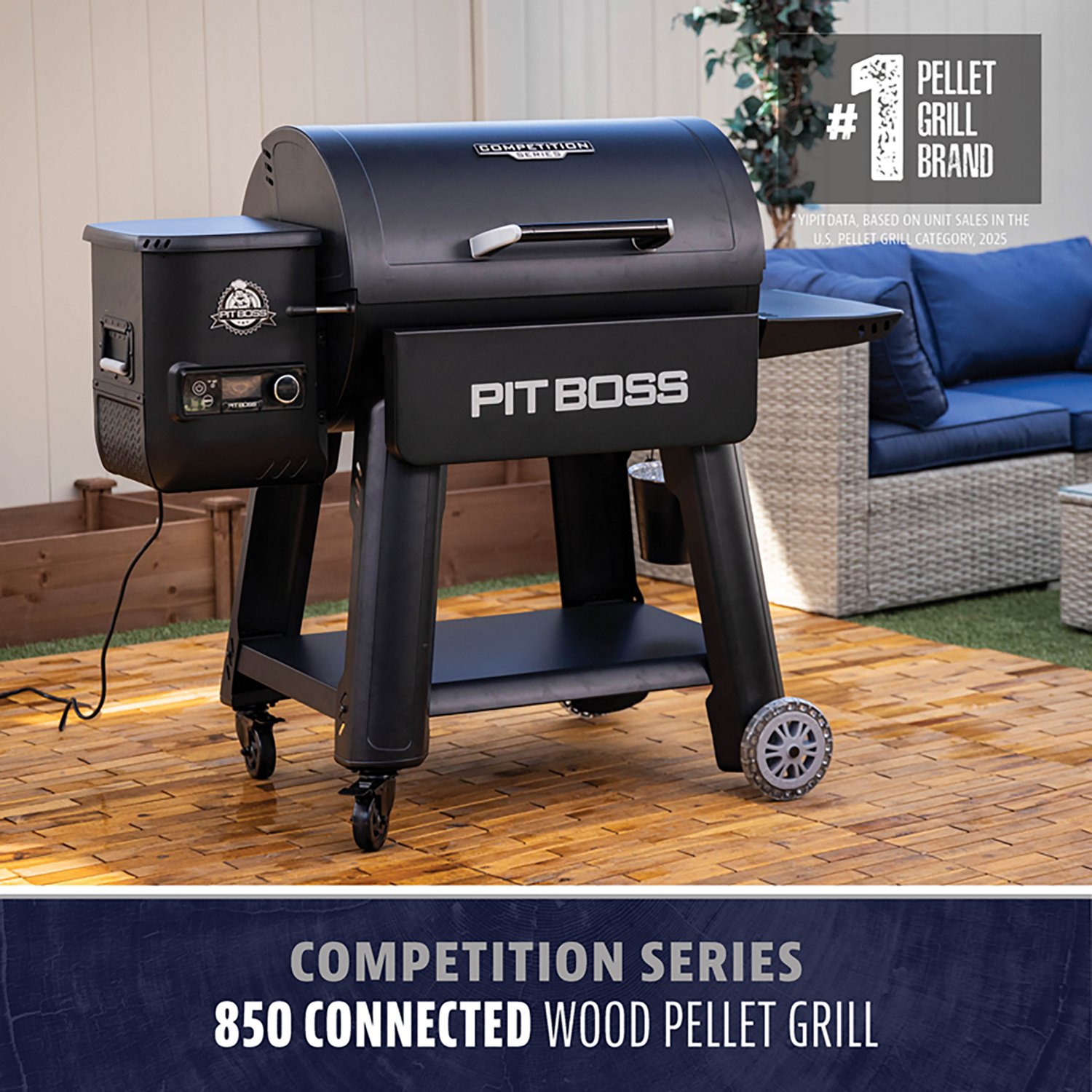 Pit Boss 850 Competition Series Roll Top Pellet Grill                                                                            - view number 2