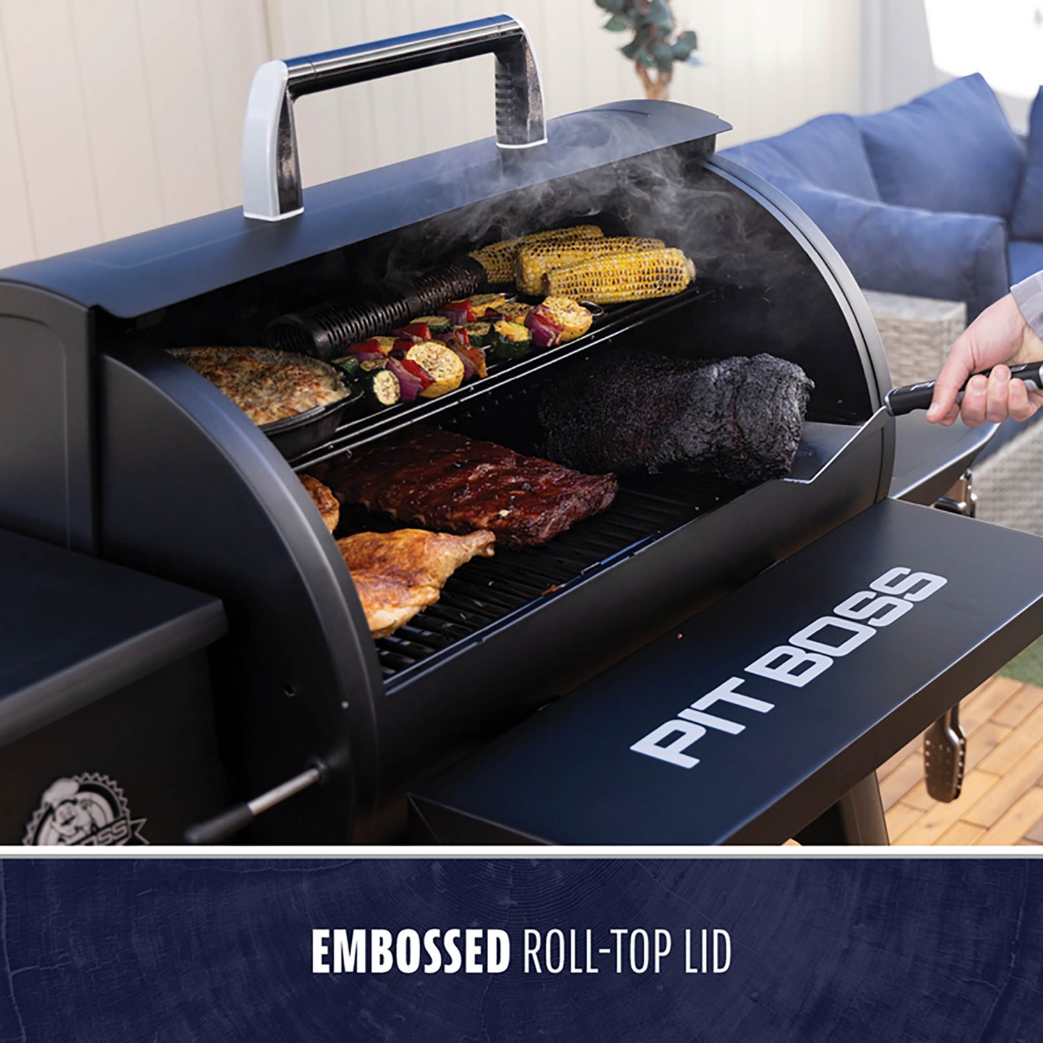 Pit Boss 850 Competition Series Roll Top Pellet Grill                                                                            - view number 5