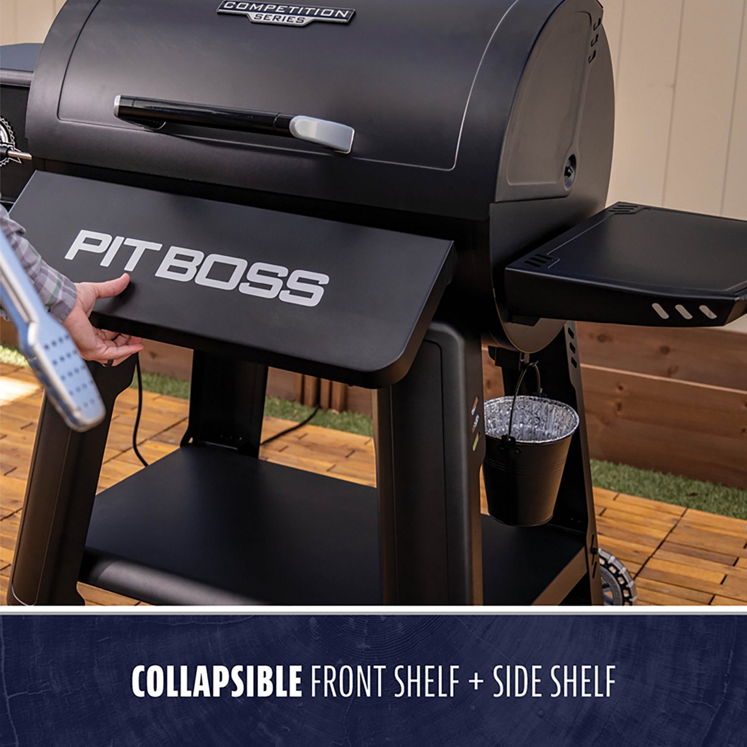 Pit Boss 850 Competition Series Roll Top Pellet Grill                                                                            - view number 7