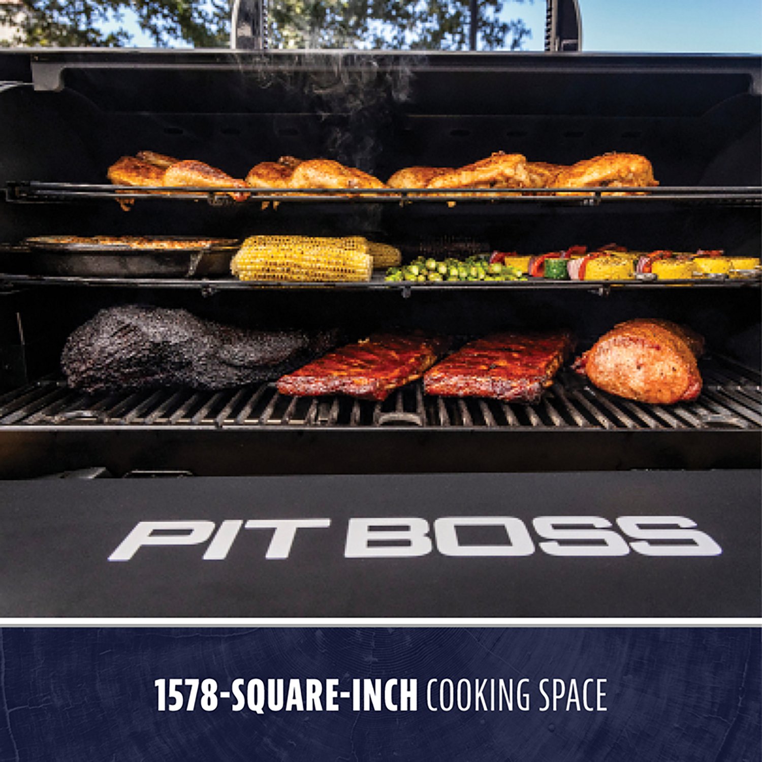 Pit Boss 1600 Competition Series Roll Top Pellet Grill - view number 3