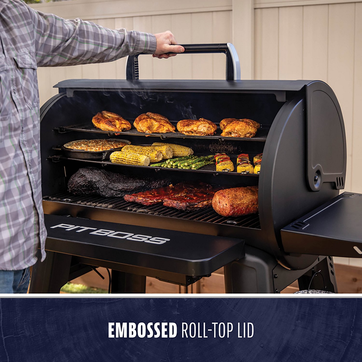 Pit Boss 1600 Competition Series Roll Top Pellet Grill - view number 5