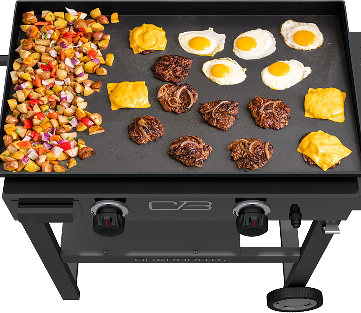 Charbroil 28" 2-Burner Gas Griddle with Cart and Hard Cover - view number 5