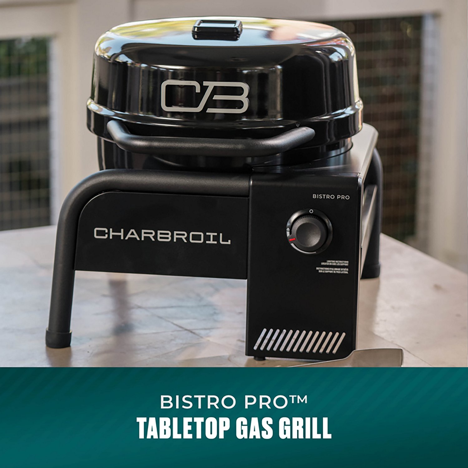 Charbroil Bistro Pro Tabletop Gas Grill Blackout - view number 2