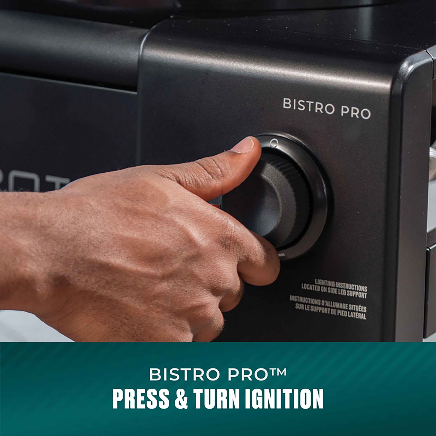 Charbroil Bistro Pro Tabletop Gas Grill Blackout - view number 4