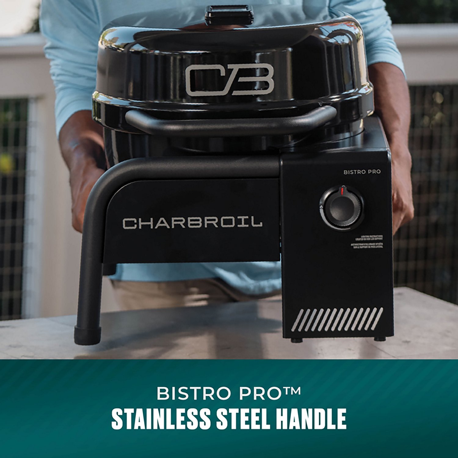 Charbroil Bistro Pro Tabletop Gas Grill Blackout - view number 7