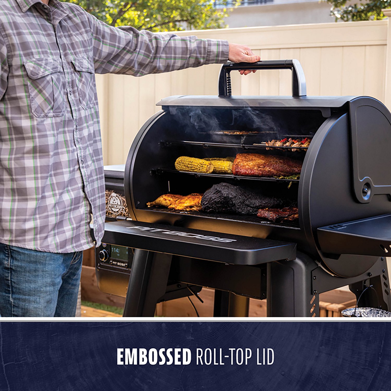 Pit Boss 1250 Pellet Grill Competition Series Roll Top - view number 5