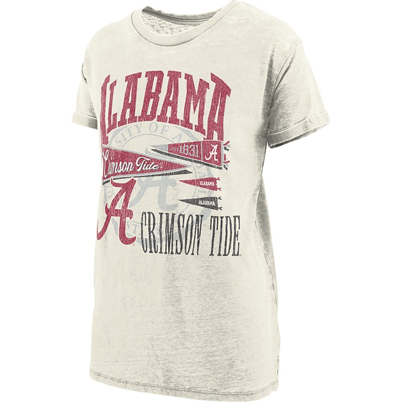 Pressbox Women's Alabama Rusky Boyfriend Short Sleeve Tee