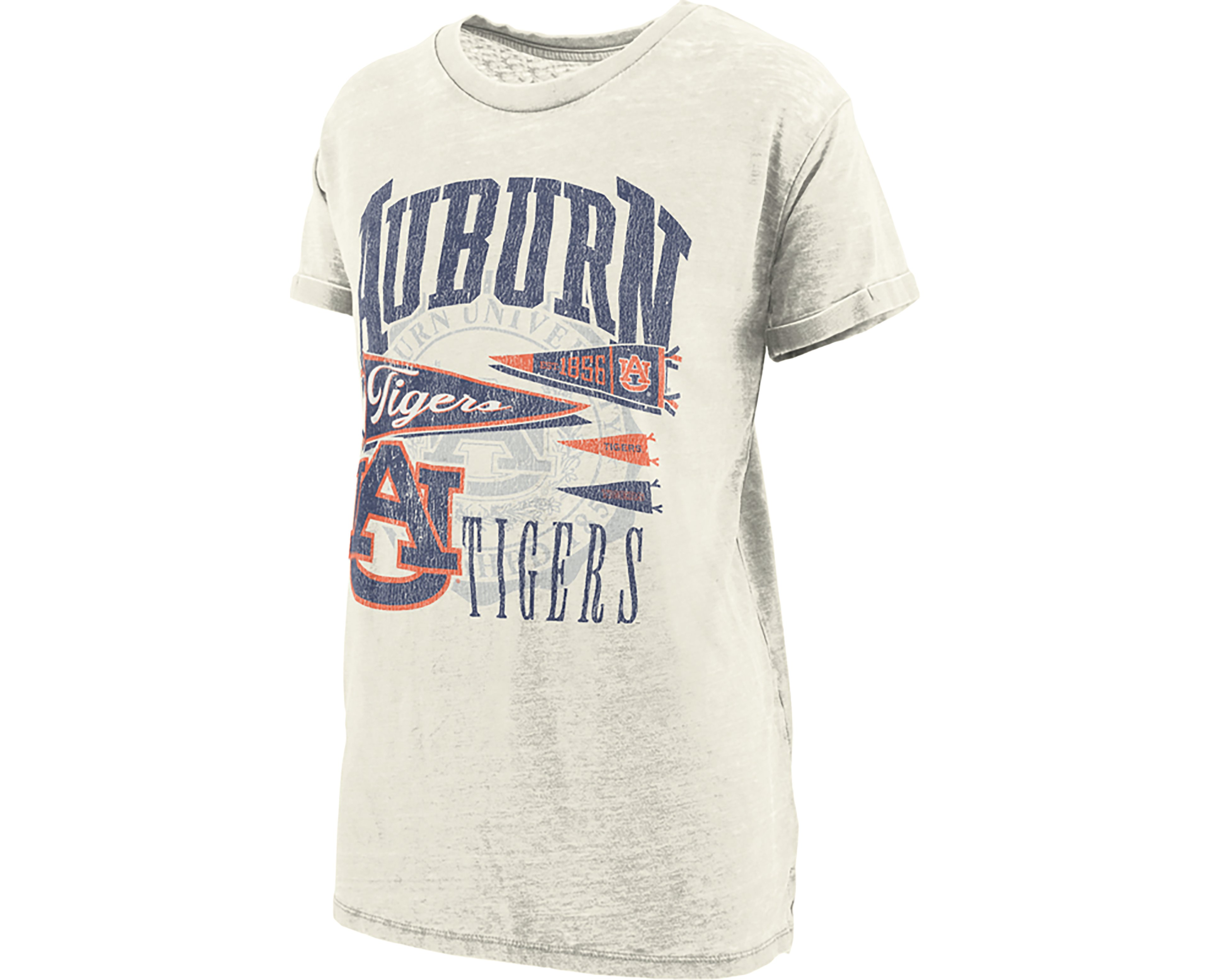 Pressbox Women's Auburn Rusky Boyfriend Short Sleeve Tee