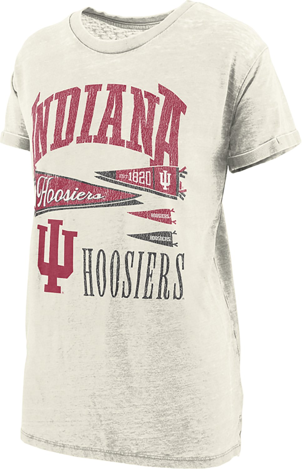 Pressbox Women's Indiana Rusky Boyfriend Short Sleeve T-shirt