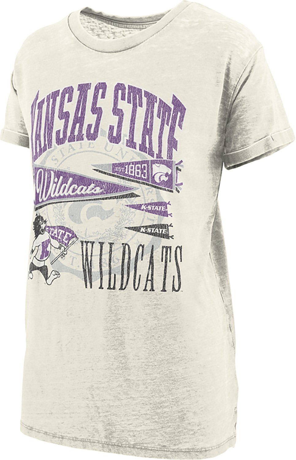 Pressbox Women's Kansas State Boyfriend Short Sleeve T-shirt - view number 2