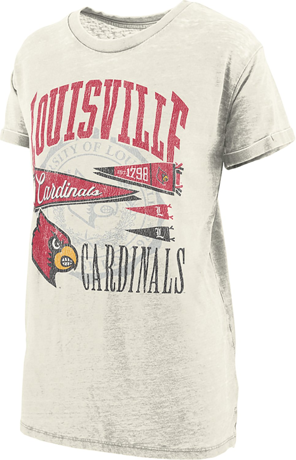 Pressbox Women's Louisville Rusky Boyfriend Short Sleeve T-shirt - view number 2