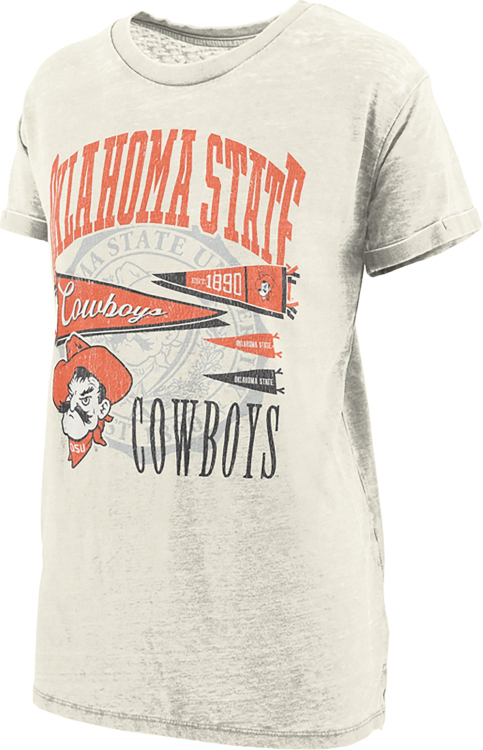 Pressbox Women's Oklahoma State Rusky Boyfriend Short Sleeve T-shirt - view number 2