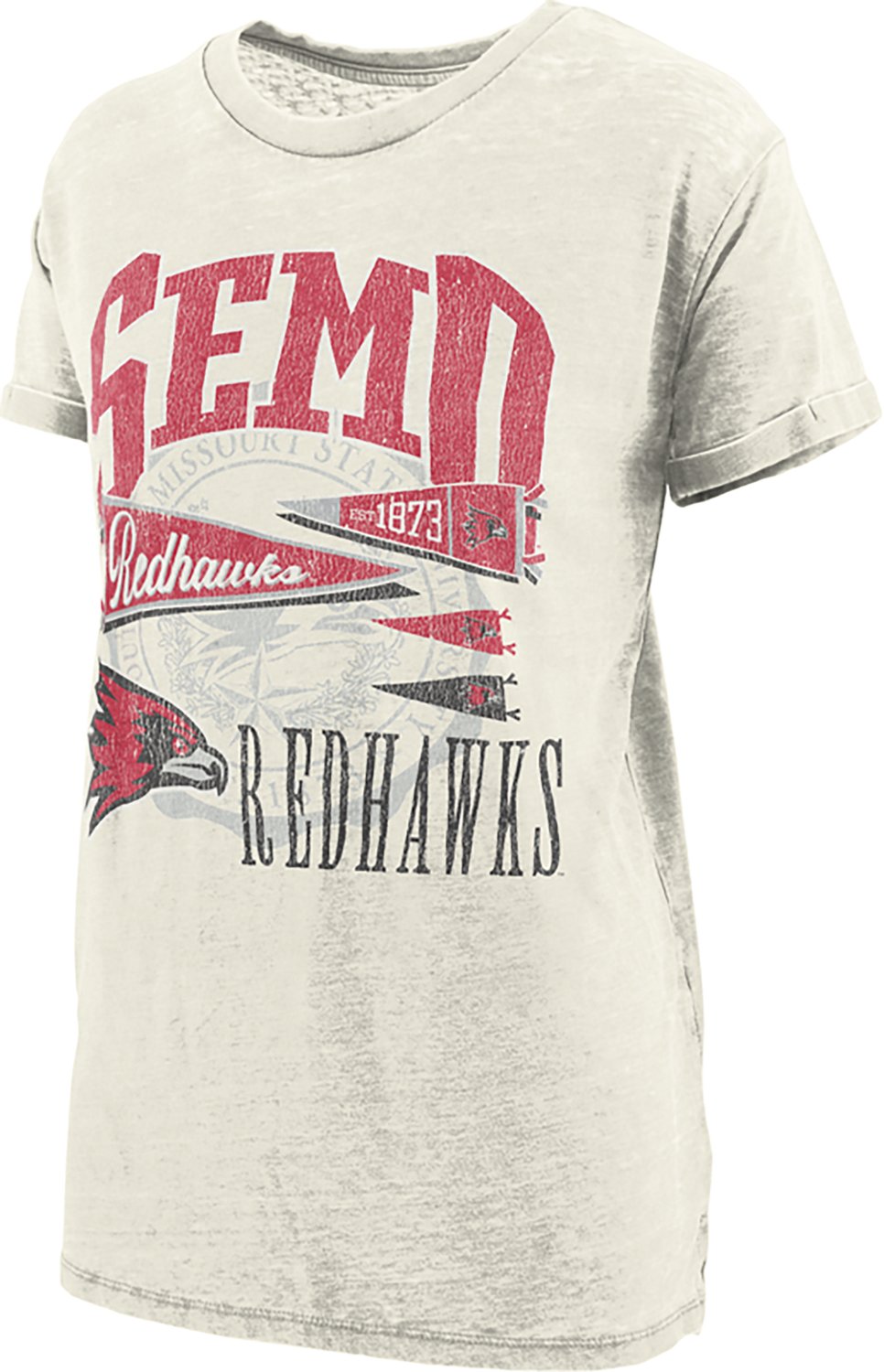 Pressbox Southeastern Missouri Rusky Women's Short Sleeve Boyfriend T-shirt - view number 2