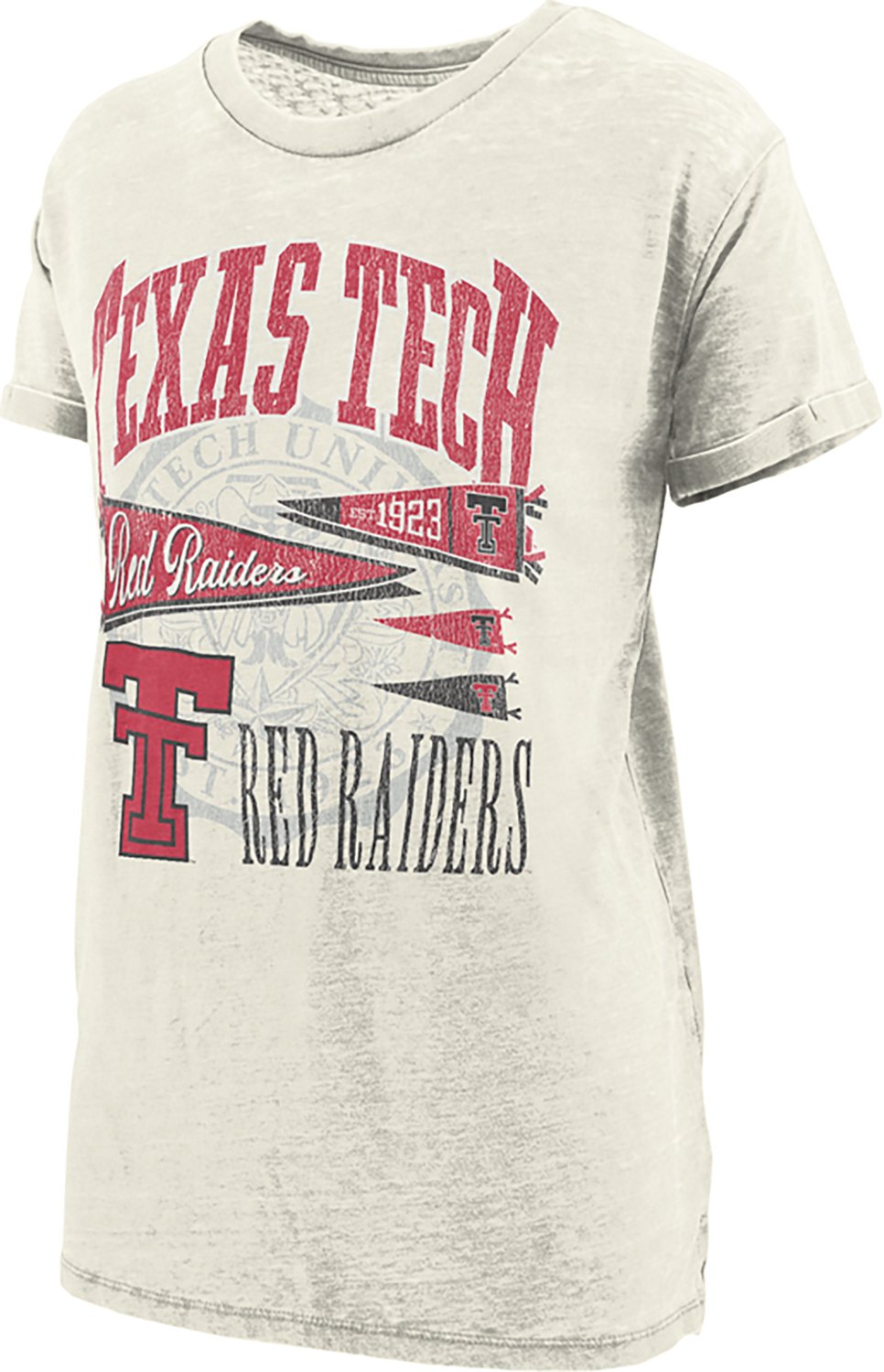 Pressbox Women's Texas Tech Rusky Boyfriend Short Sleeve T-shirt
