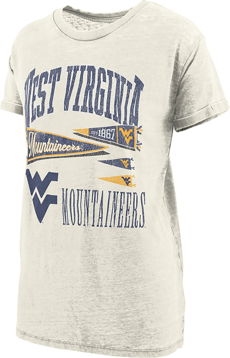 Pressbox Women's West Virginia Rusky Boyfriend Short Sleeve T-shirt - view number 2