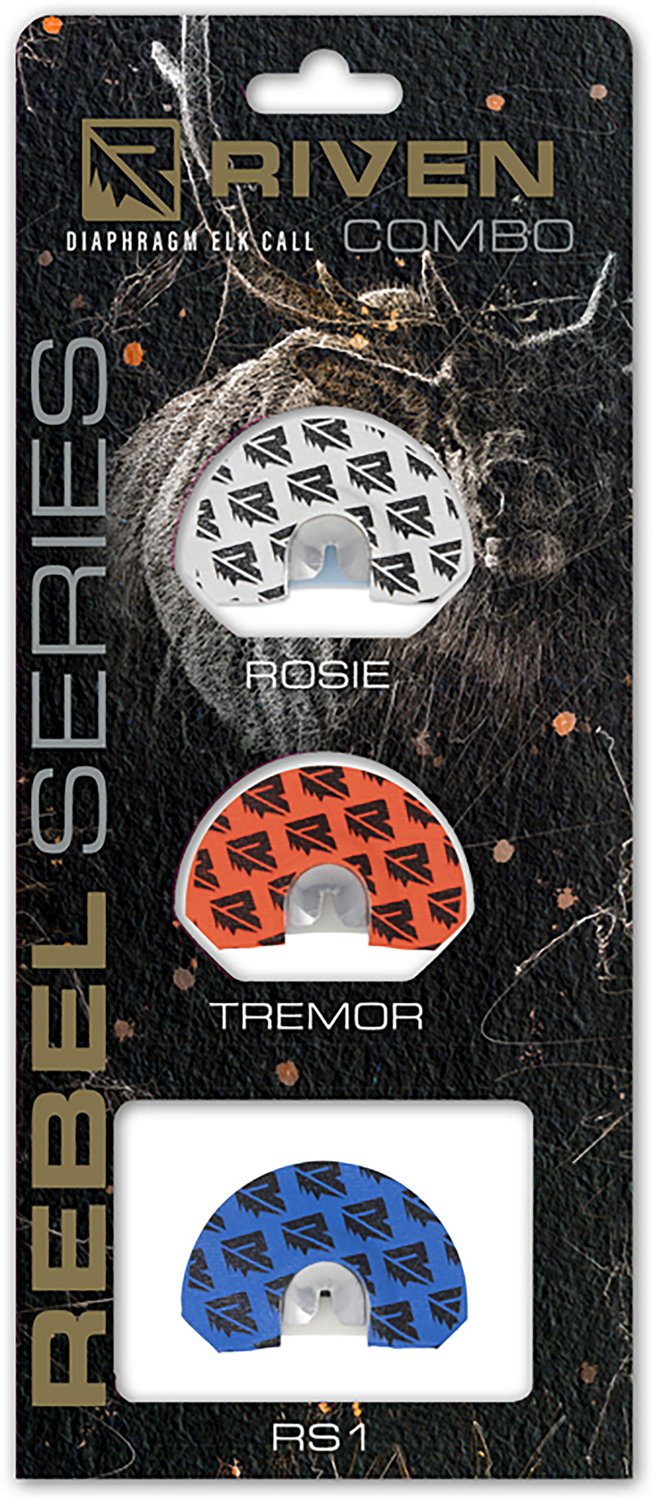 Riven Rebel Series Elk Mouth Calls 3‑Pack