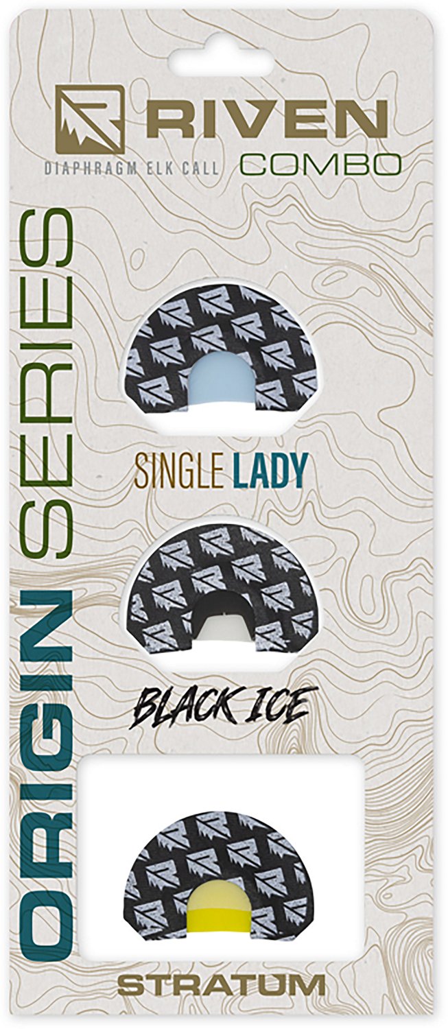 Riven Origin Series Elk Mouth Calls 3‑Pack