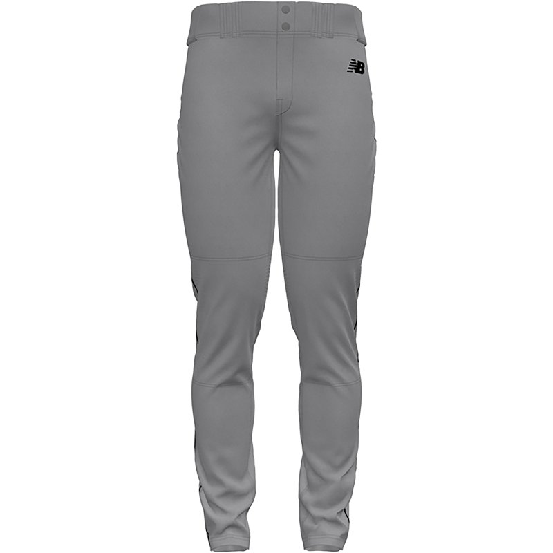 New Balance Men's Adversary 2 Pant Piped Tapered - Grey/Black (Size M)