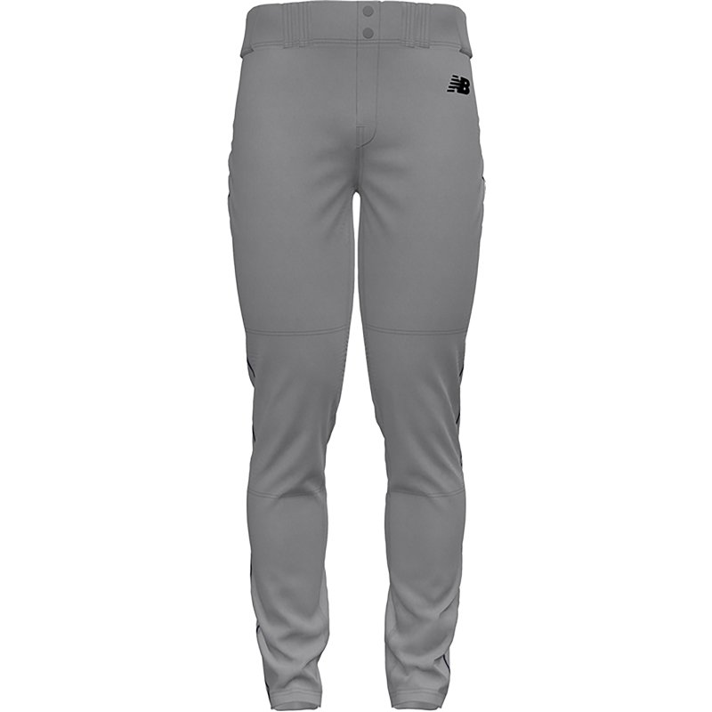 New Balance Men's Adversary 2 Pant Piped Tapered - Grey/Blue (Size 2XL)