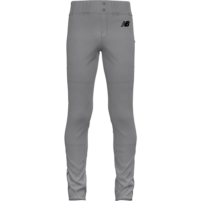 New Balance Kids' Youth Adversary 2 Pant Piped Tapered - Grey/Blue (Size XS)