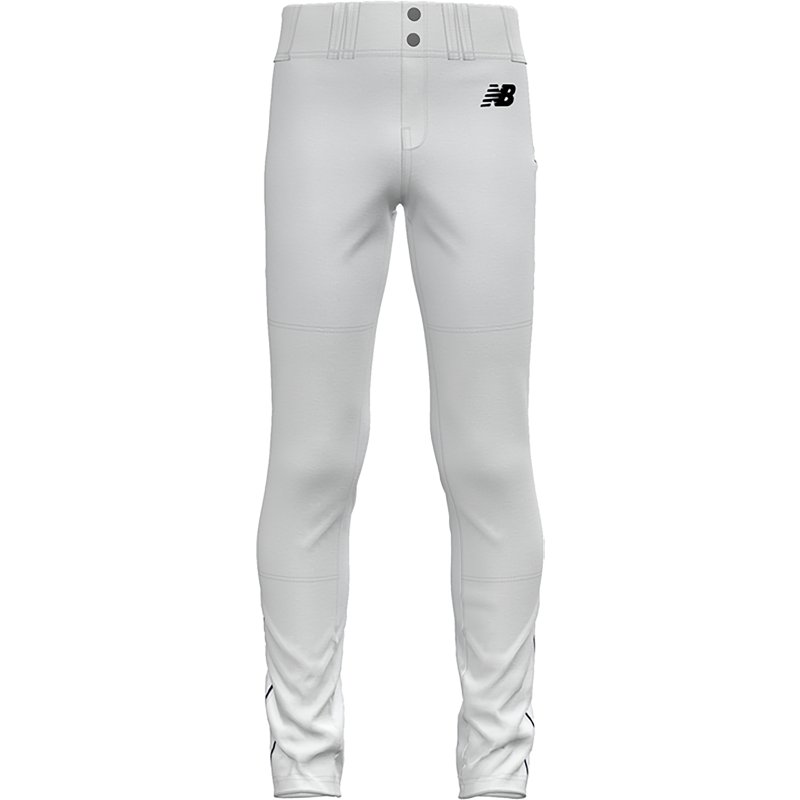 New Balance Kids' Youth Adversary 2 Pant Piped Tapered - White/Blue (Size XS)