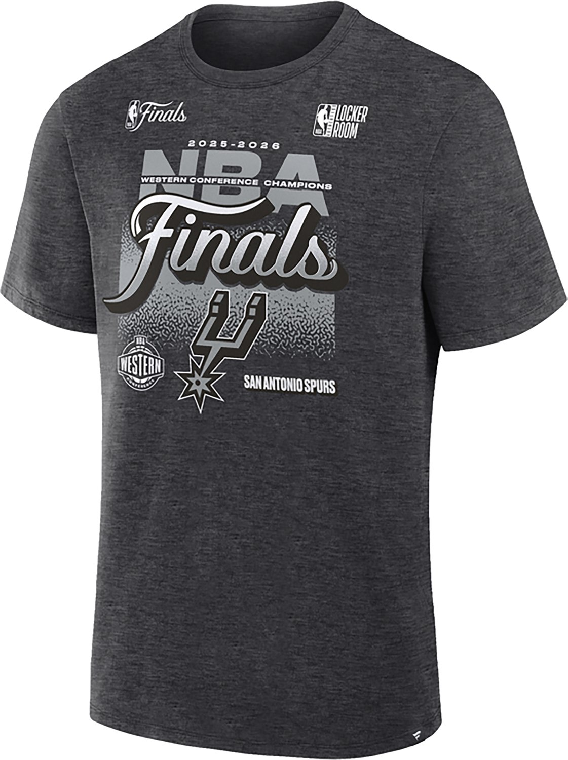 Fanatics Men's Spurs 2025-2026 Western Conference Champions Locker Room Short Sleeve T-Shirt