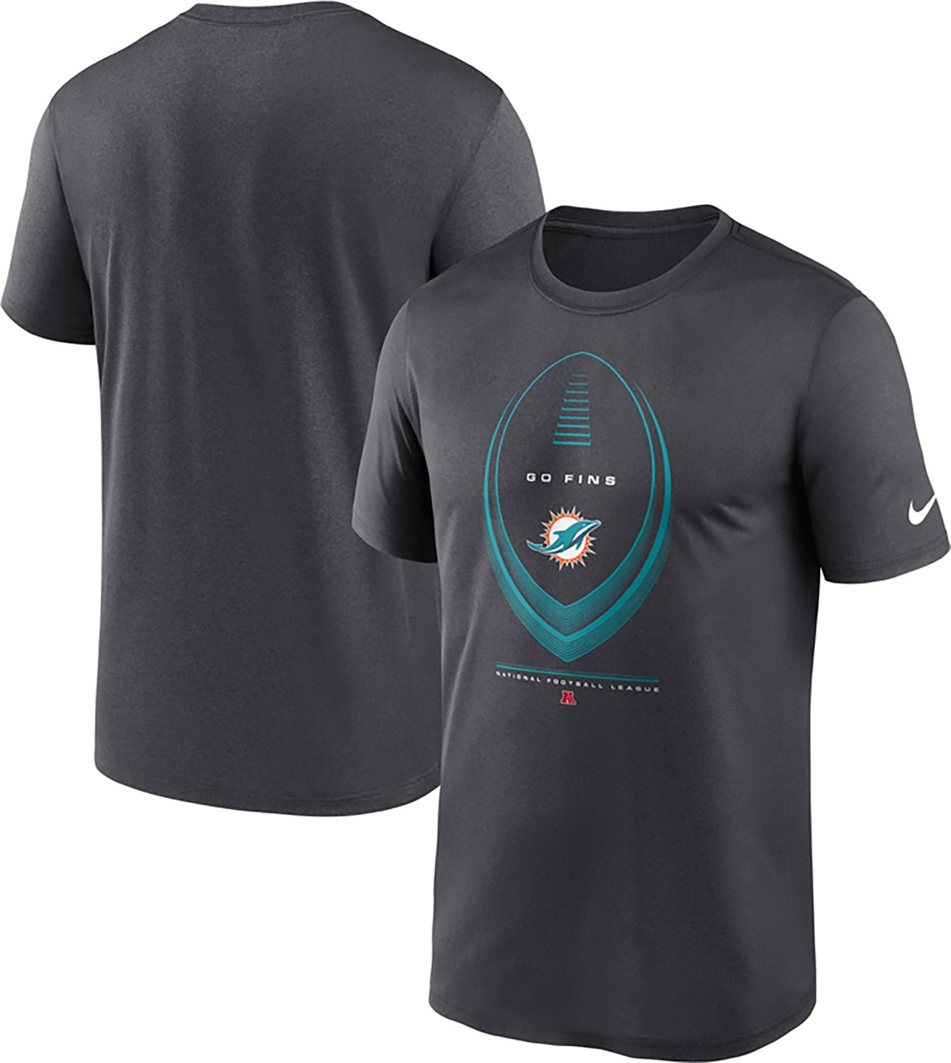 Nike Miami Dolphins Icon Legend Graphic T-shirt - view number 3