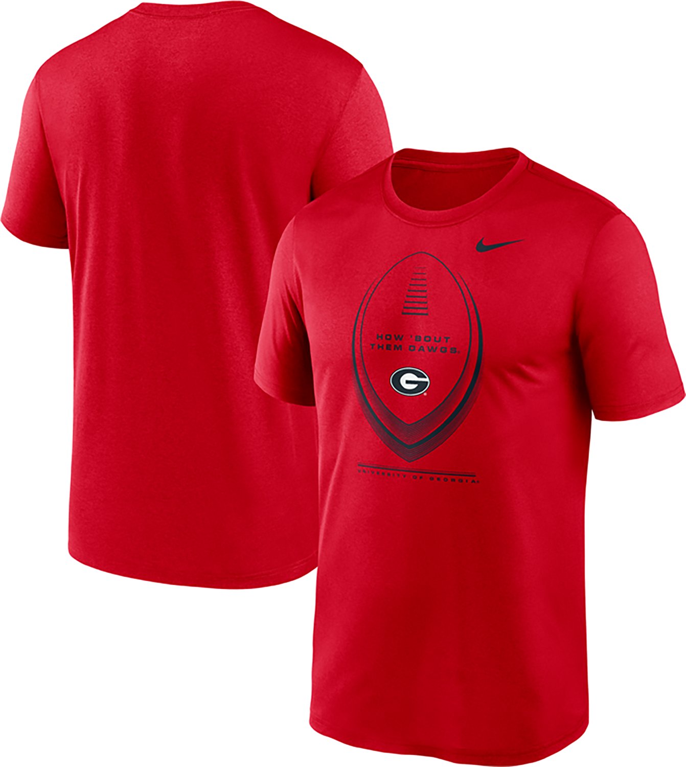 Nike University of Georgia Football Icon Legend Graphic T-shirt - view number 3