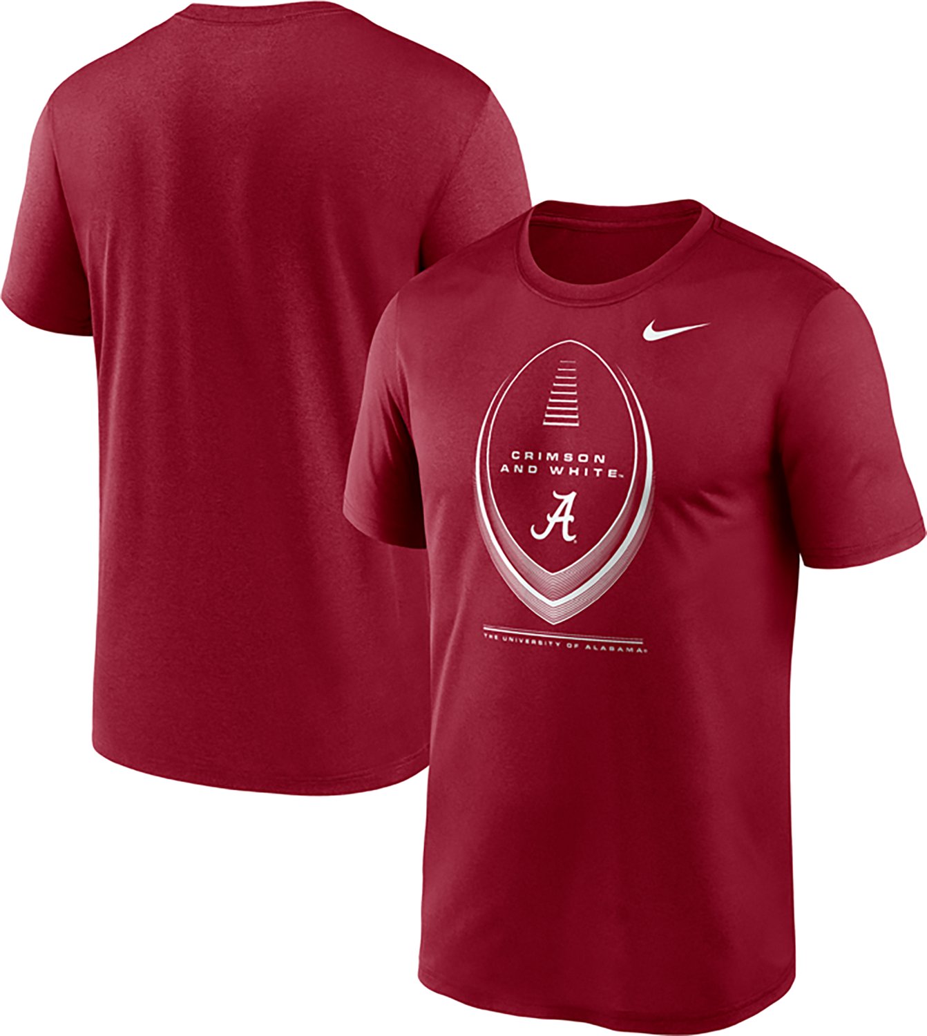 Nike University of Alabama Football Icon Legend Graphic T-shirt