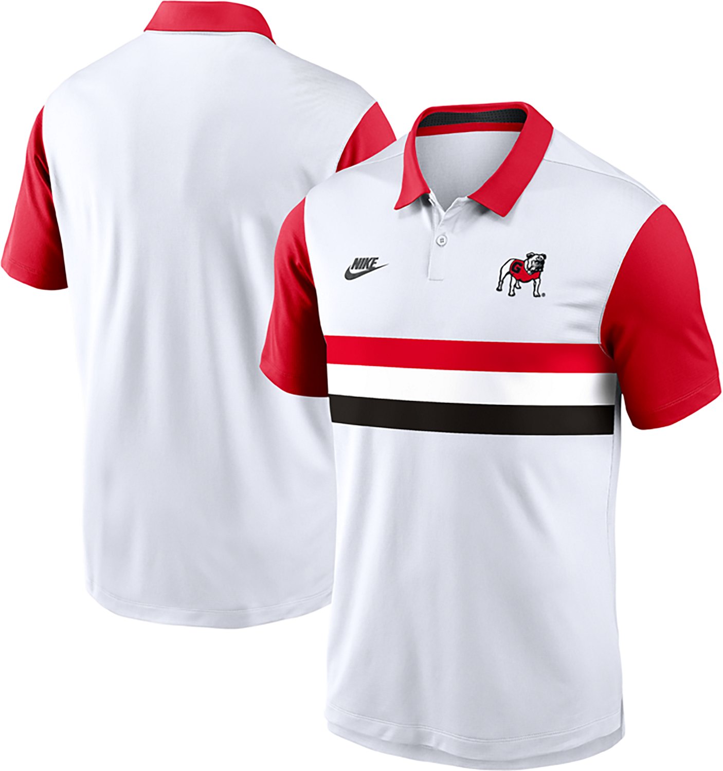 Nike University of Georgia Legacy Logo Vapor Polo Shirt - view number 3