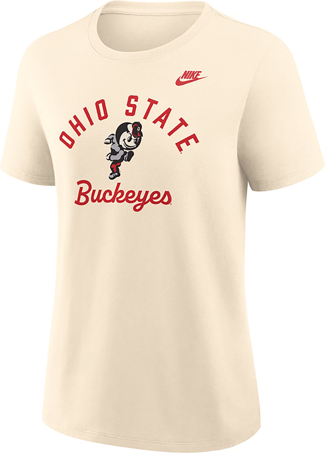 Nike Women's Ohio State University Team Name Arch Over Vault Logo Legacy Graphic T-shirt