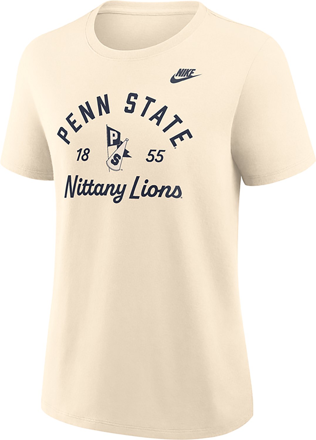 Nike Women's Penn State Team Name Arch Over Vault Logo Legacy Graphic T-shirt