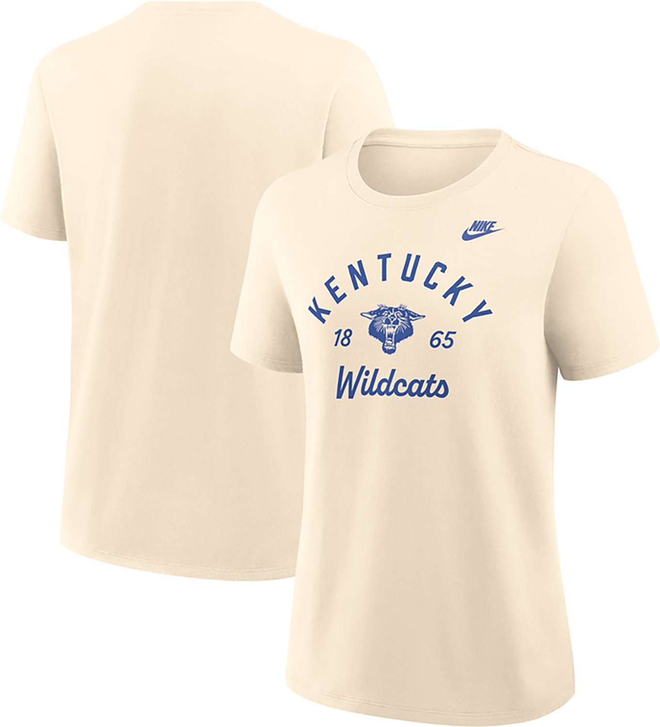 Nike Women's University of Kentucky Team Name Arch Over Vault Logo Legacy Graphic T-shirt