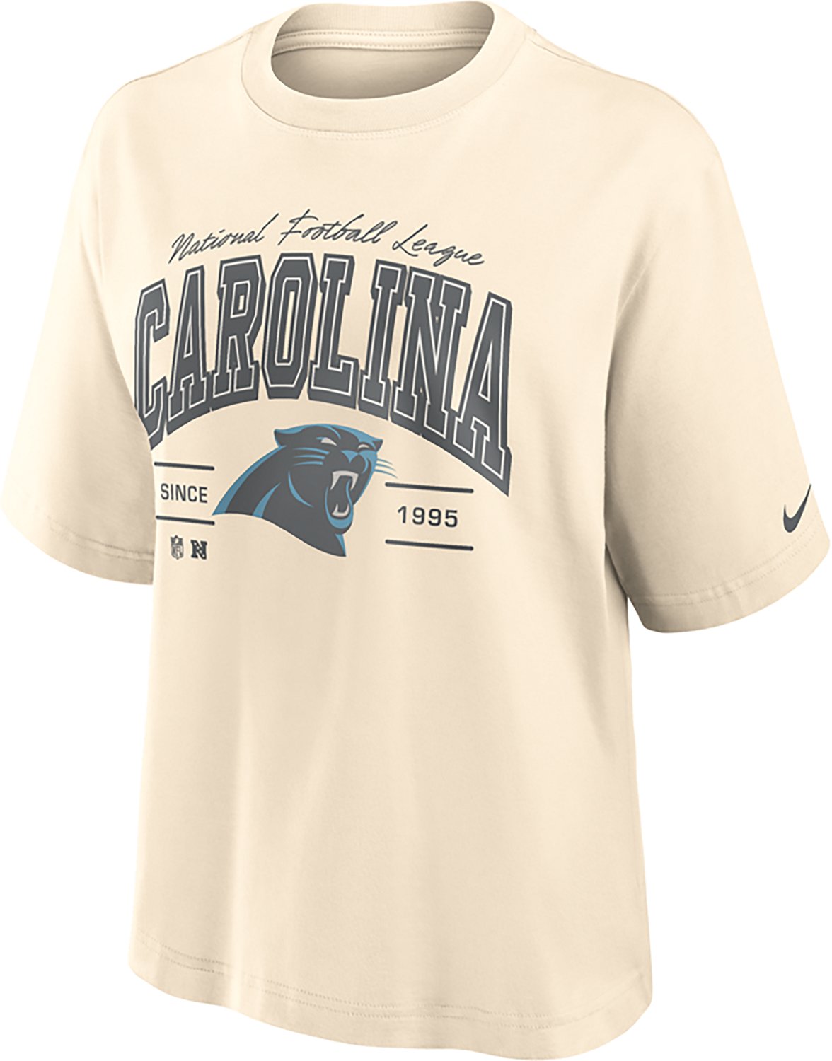 Nike Women's Carolina Panthers Vintage Mod Boxy Graphic T-shirt