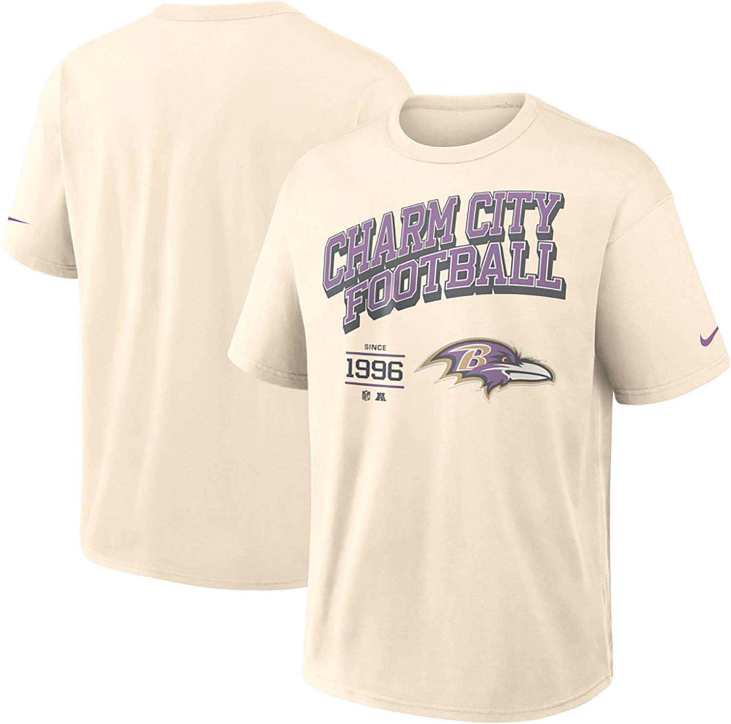 Nike Baltimore Ravens Vintage Mod Max 90 Graphic T-shirt - view number 3