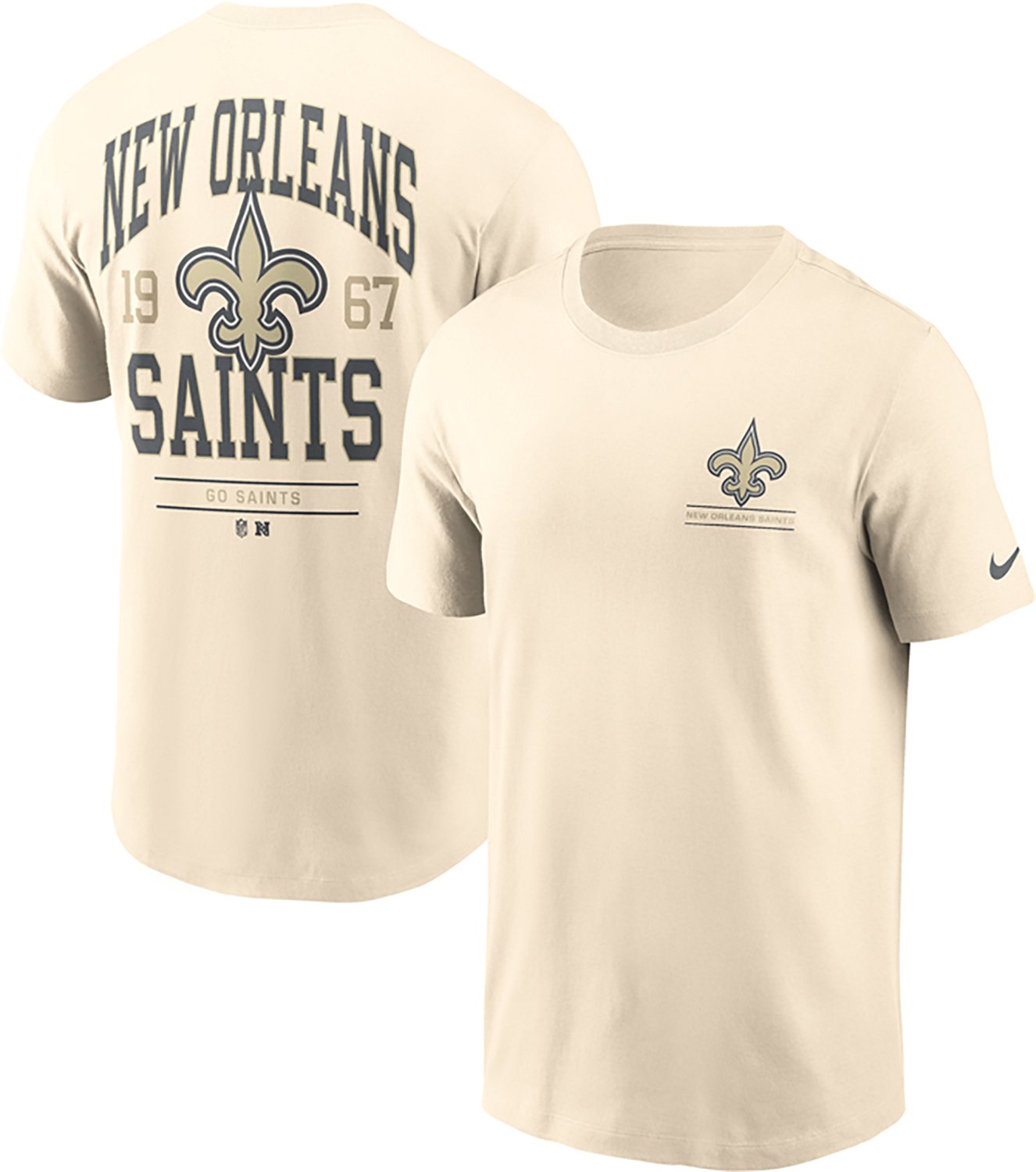 Nike New Orleans Saints Vintage Mod Essential Logo Graphic T-shirt - view number 3