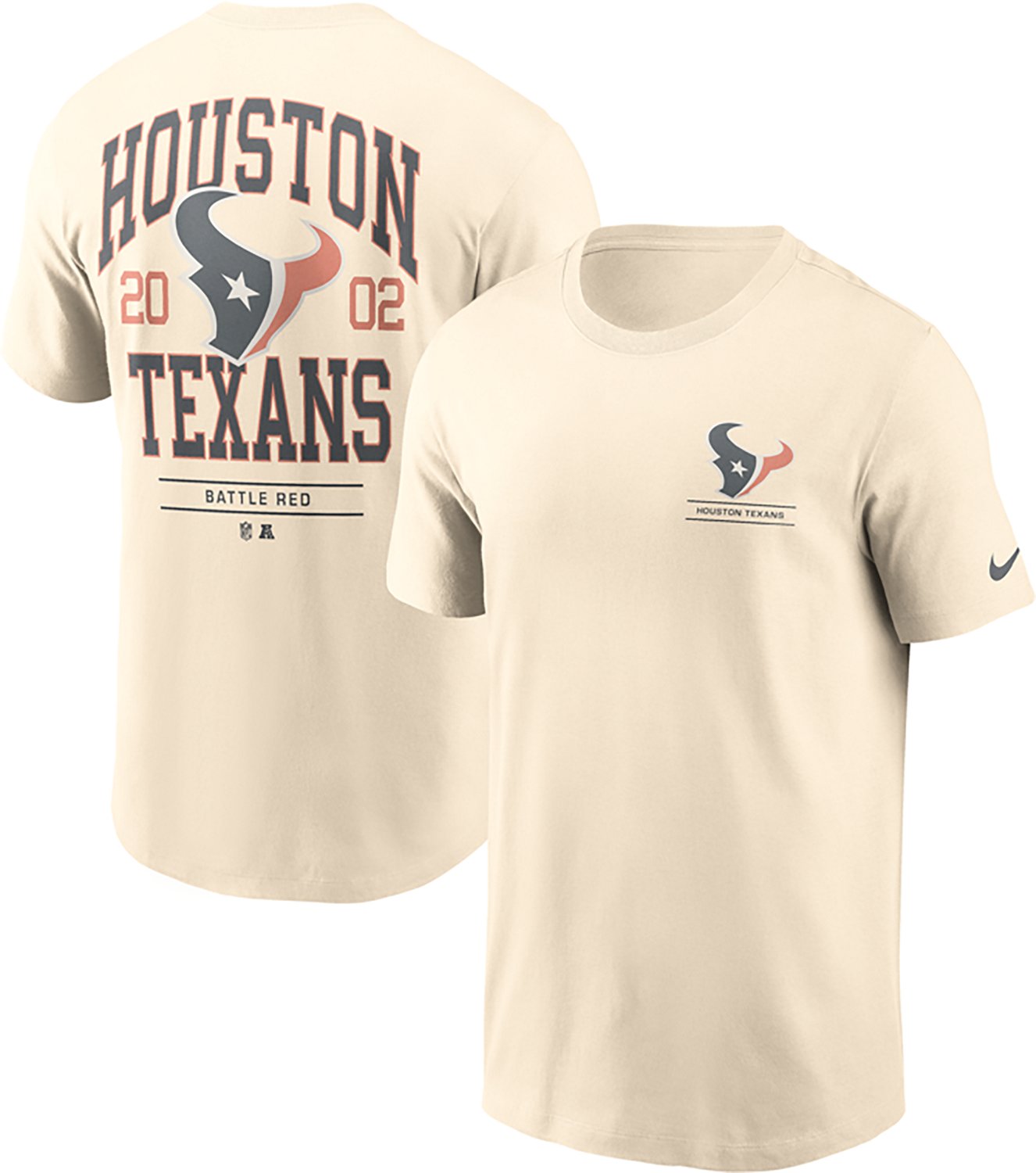 Nike Houston Texans Vintage Mod Essential Logo Graphic T-shirt - view number 3