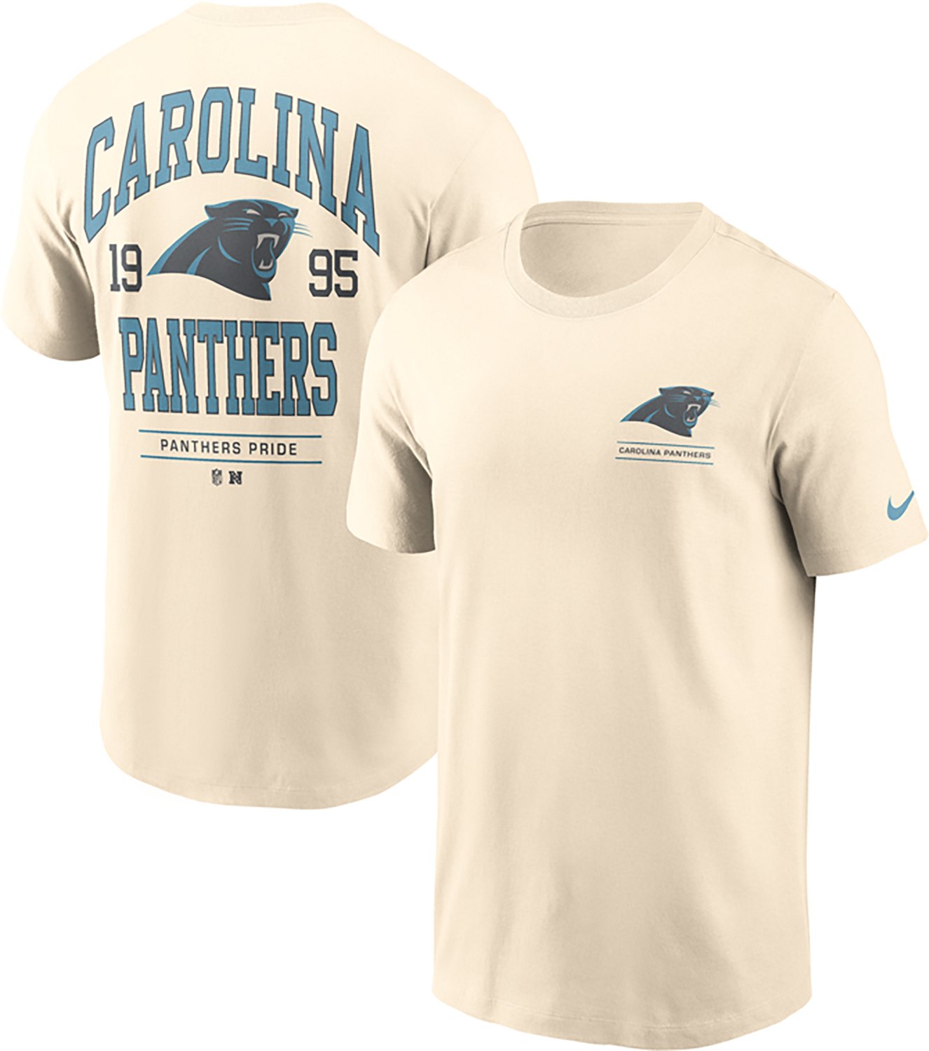 Nike Carolina Panthers Vintage Mod Essential Logo Graphic T-shirt - view number 3