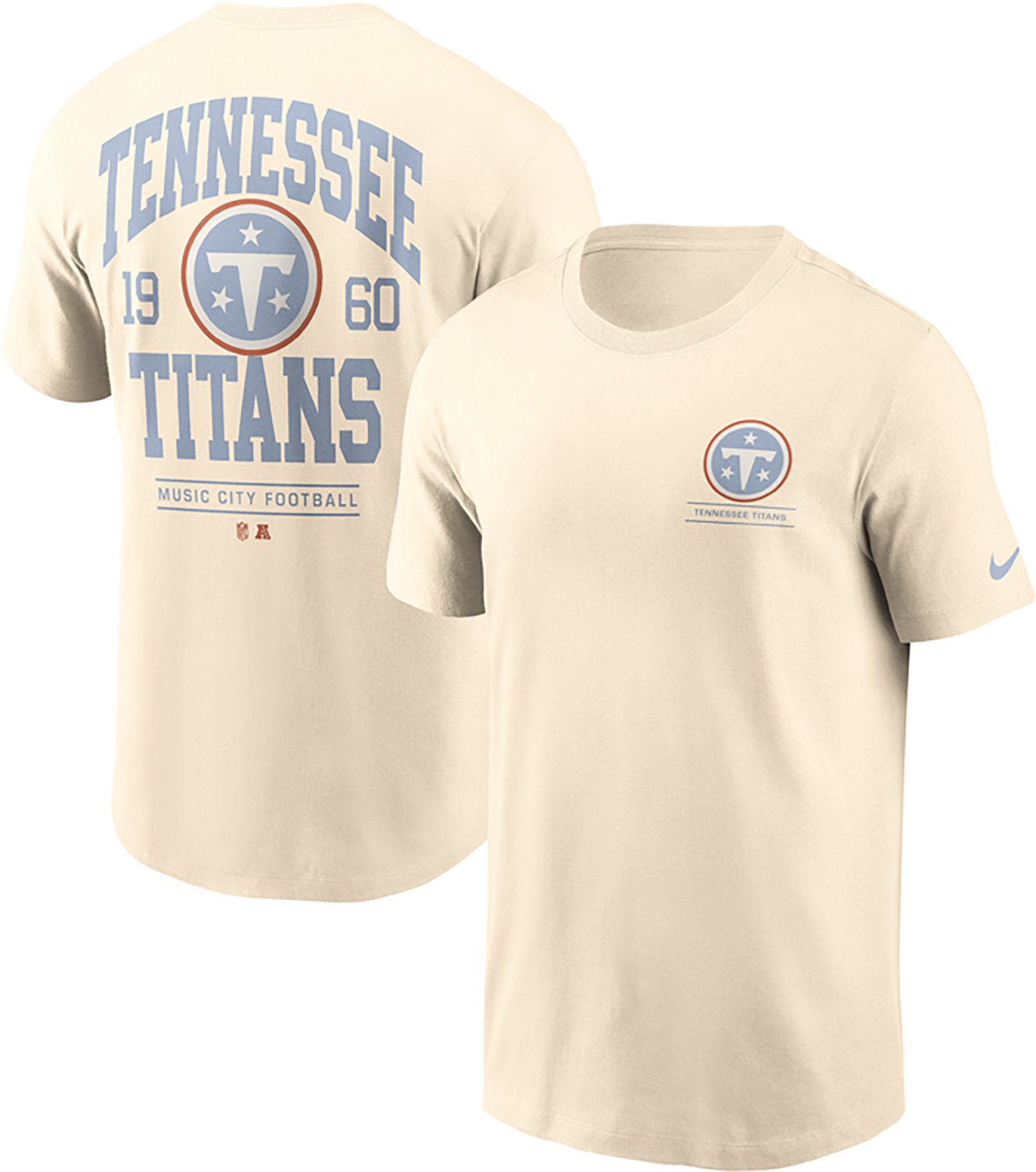 Nike Tennessee Titans Vintage Mod Essential Logo Graphic T-shirt - view number 3