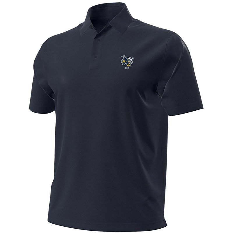Under Armour Men's Georgia Tech Yellow Jackets Mascot LC Aura Solid Polo Shirt