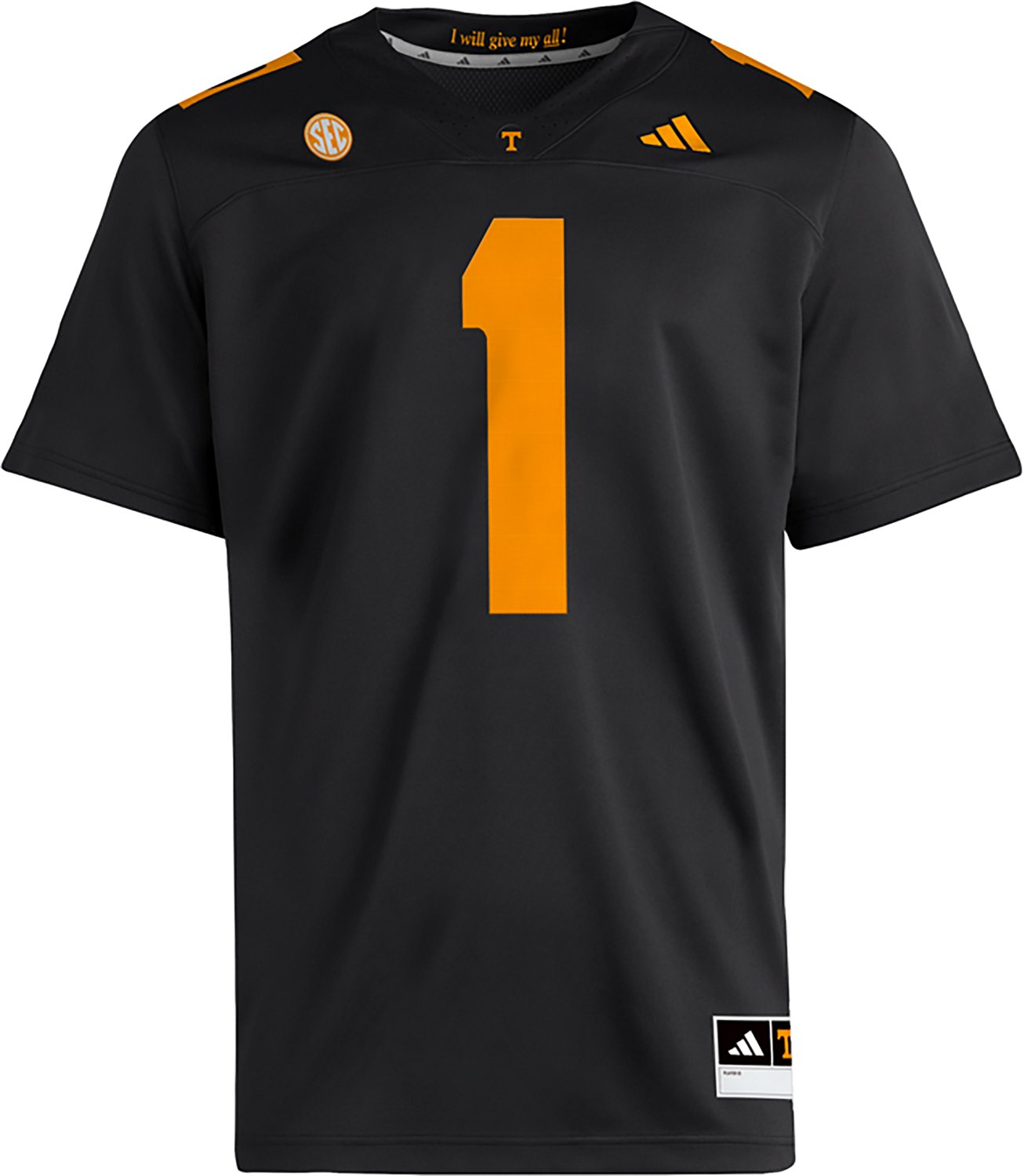 adidas Men’s Tennessee Volunteers Premier Dark Mode Jersey