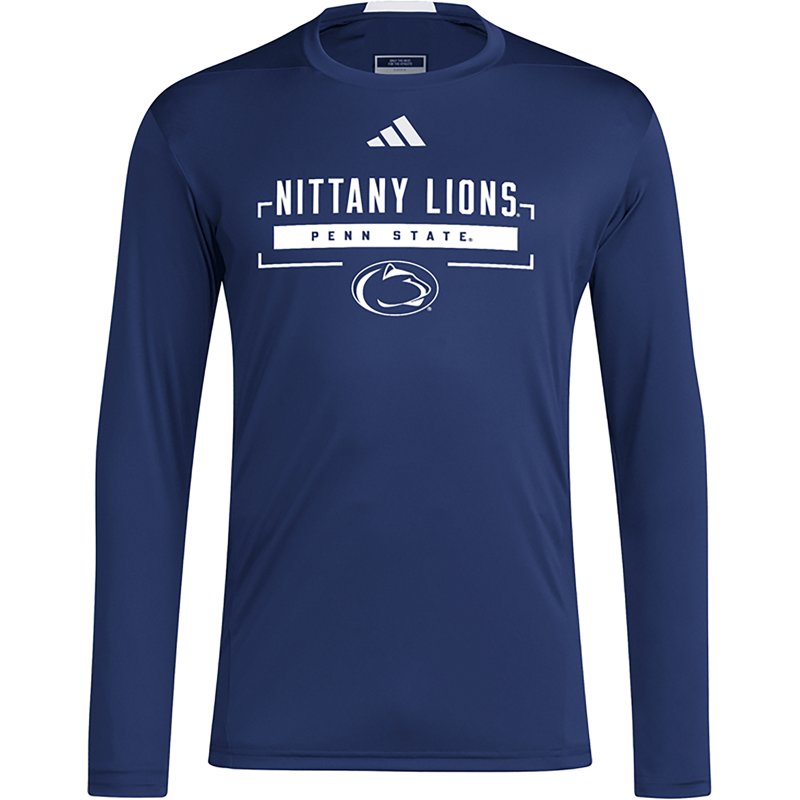 adidas Menâs Penn State Nittany Lions D4T Long Sleeve Training Tee