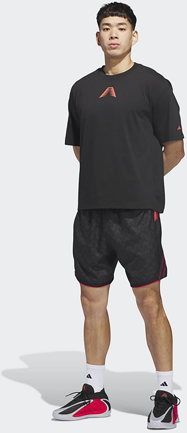 adidas Men's Anthony Edwards Crazy Light Shorts 5 in - view number 5