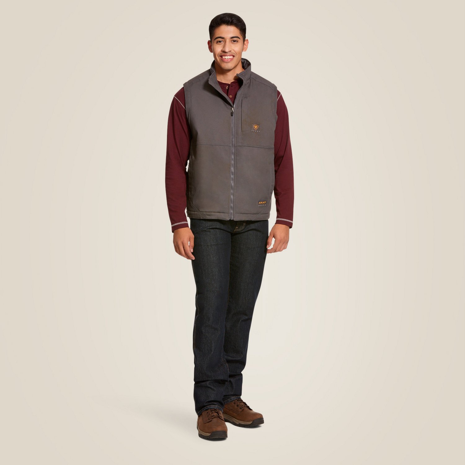 Ariat Men's Rebar DuraCanvas Vest - view number 4