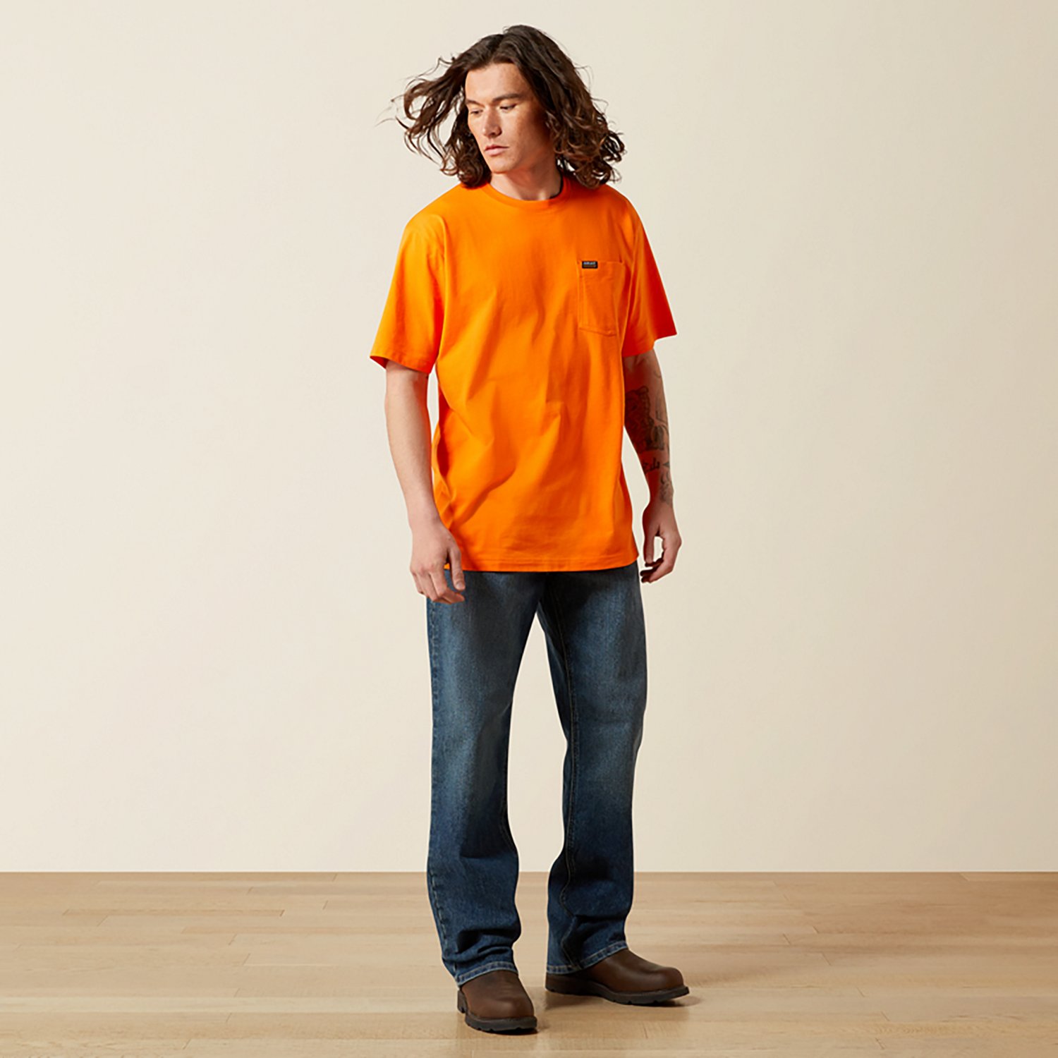Ariat Men's Rebar Cotton Strong Standard Pocket T‑shirt - view number 4
